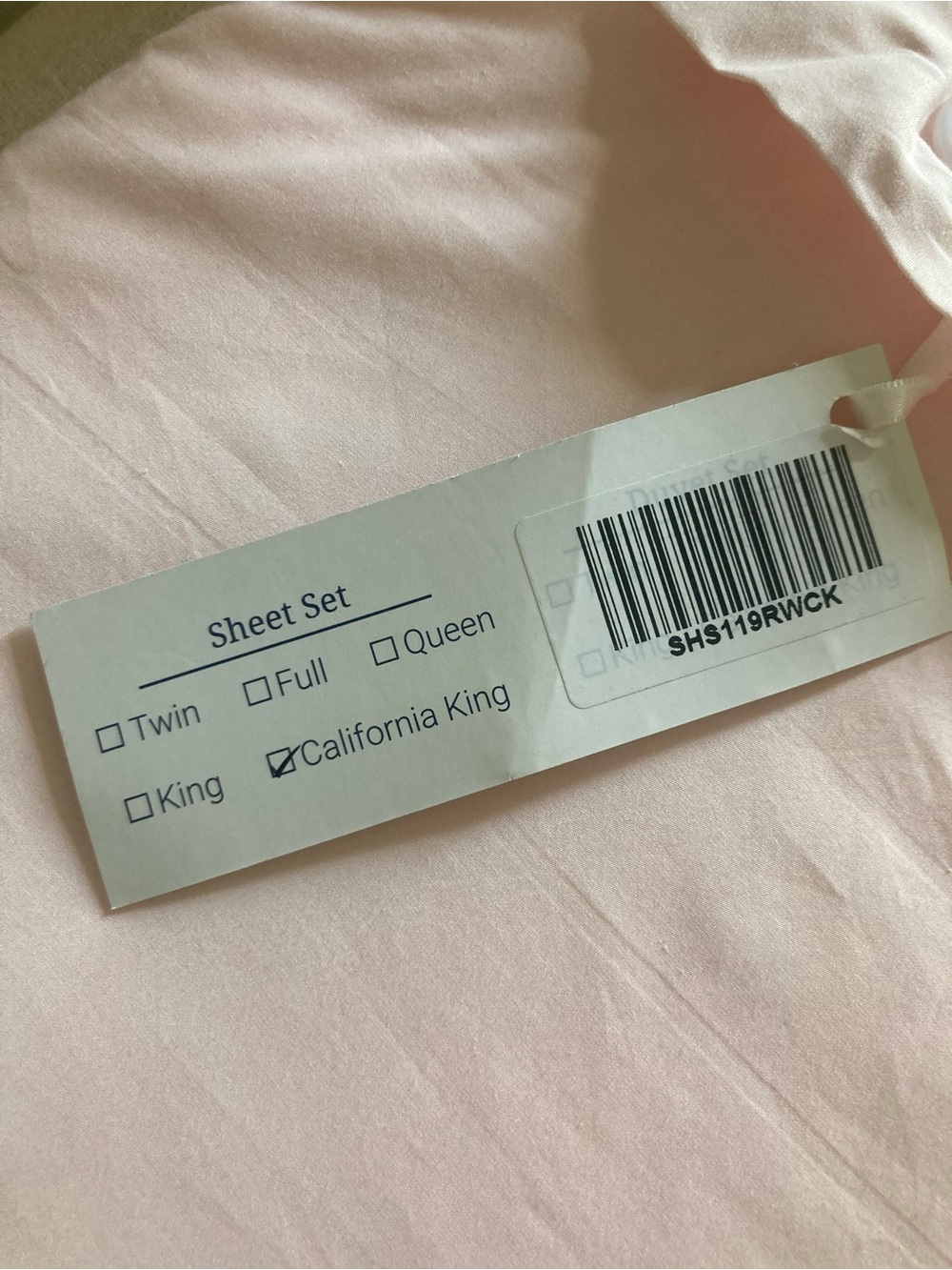 Linger California King Sheet Set